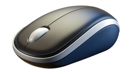 black wireless computer mouse with backlight