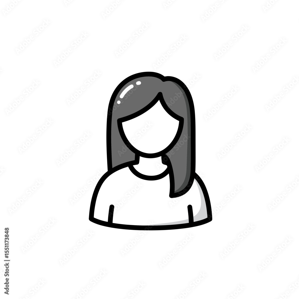 Poster simple graphic illustration of an anonymous human figure suitable for digital interfaces and online 