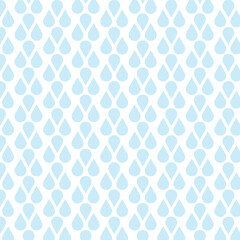 Light Blue Water Drop Seamless Pattern Background