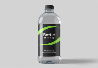 Glass Bottle Mockup