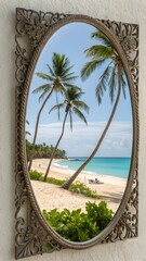 palm trees on the beach