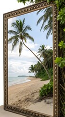 palm trees on the beach