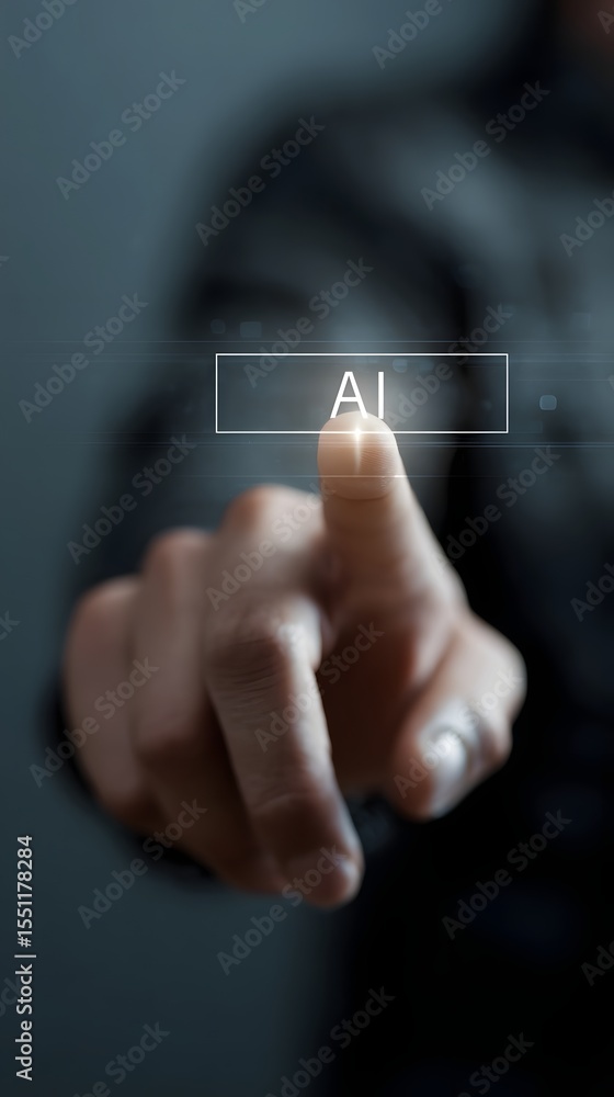 Poster adjusting model weight distribution through a digital interface