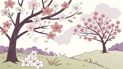 cherry blossom in spring