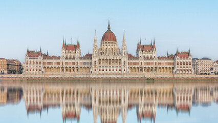 Hungarian Parliament Building in Budapest