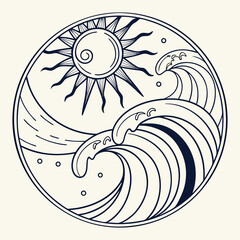 snail on a white background vector