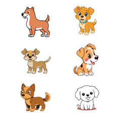 dog vector 9