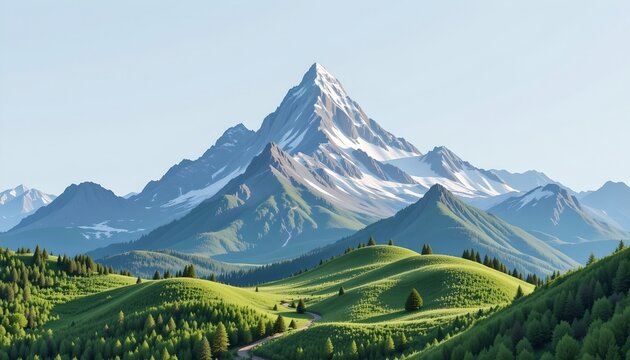 mountain landscape　山の風景 フリー素材】山の風景｜スマホ壁紙（4枚）