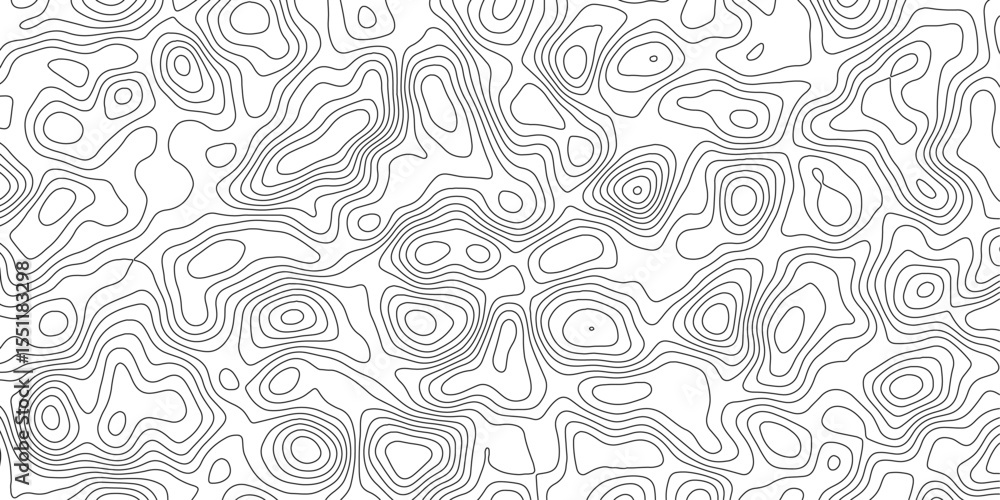 Poster light grey abstract topographic texture vector with smooth elevation contour map.