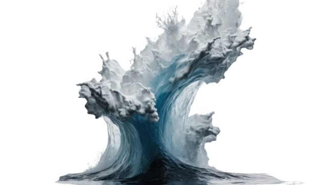 Ink smoke flows around a woman's face adorned with a watercolor flower, a beautiful fusion of nature and artistic design