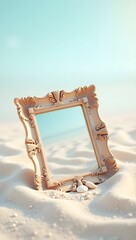 frame on the beach