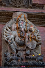 Ganesha statue in Kathmandu.