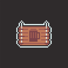 this is signpost icon in pixel art with colorful color and black background ,this item good for presentations,stickers, icons, t shirt design,game asset,logo and your project.