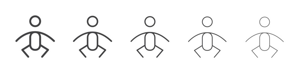 Baby icon outline ilustration vector symbol