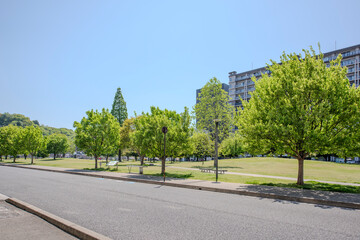 大分市街地の大分駅前広場