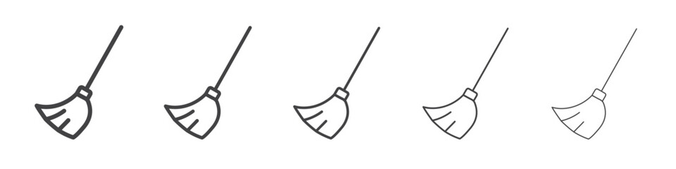 Brush icon outline ilustration vector symbol