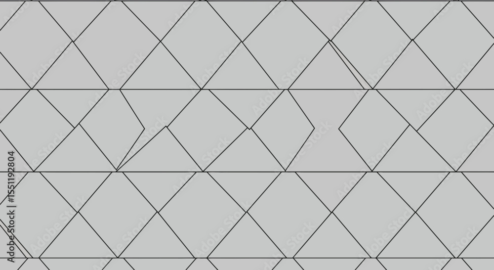Aufkleber abstract seamless pattern with rhombus shapes and grey background for creative use