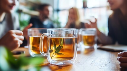 Relaxing Tea Time with Friends: A Cozy Gathering
