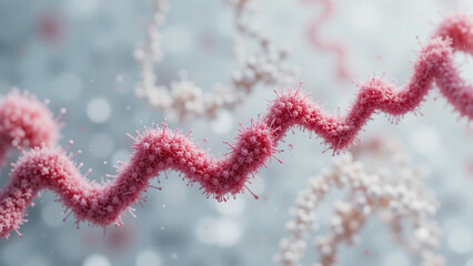 meat fiber molecules form symbol molecules