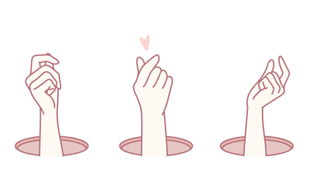 An illustration representing hands that express profound love and connection through meaningful and heartfelt gestures