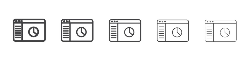 crm icon outline ilustration vector symbol