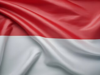 Red and white Indonesian cloth flag background