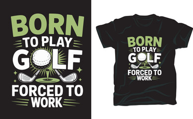 play game golf Motivation design Illustration Vector Graphic  Fashion design 