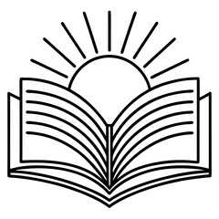 open book with heart