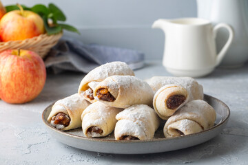 Turkish recipe: mini apple pie, cookies. Turkish name; elmali kurabiye