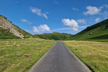 road in mountains