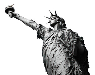 Fototapeta premium PNG Statue of liberty landmark attraction sculpture.