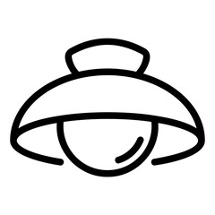 ceiling lamp Line Icon