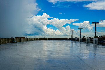Storm clouds and sunsets over Illinois