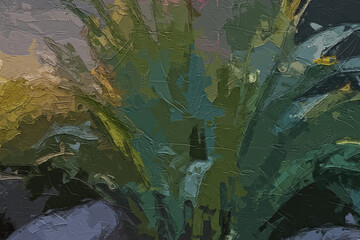 Various oil paintings, flowers, birds, lakes, chrysanthemums, plum blossoms, forest scenery, swans