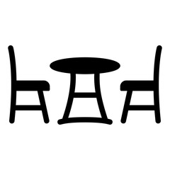 dining table Solid icon