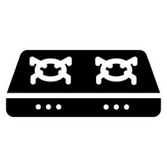 gas stove Solid icon