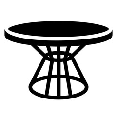 modern table Solid icon