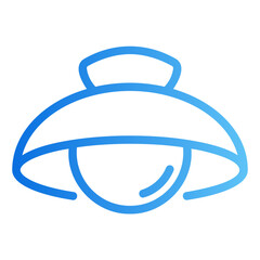 ceiling lamp Gradient icon
