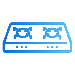 gas stove Gradient icon