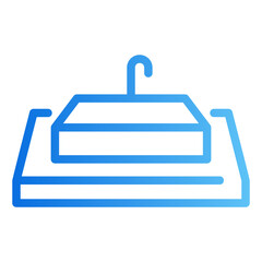 wash bin Gradient icon