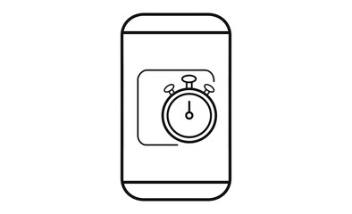 スマートフォンのタイマーアプリのアイコン