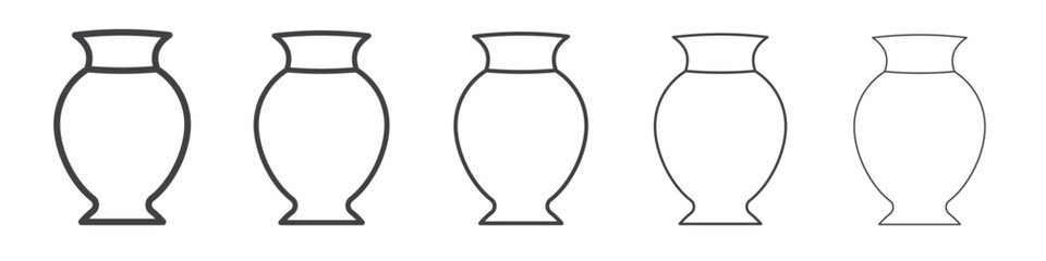 Handmade pottery icon outline ilustration vector symbol