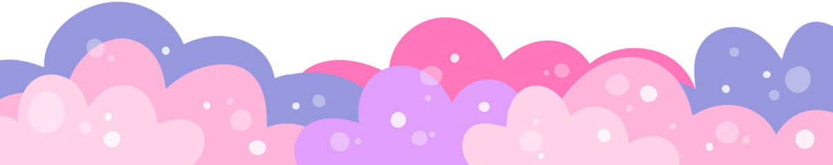 Cloud graphic illustration (구름 그래픽 일러스트)