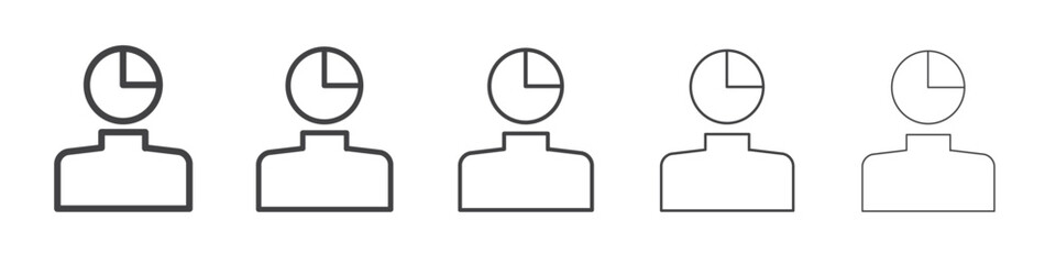 Head graphic icon outline ilustration vector symbol