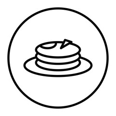 Pancake Vector Icons