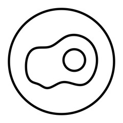 Fried Egg Vector Icons
