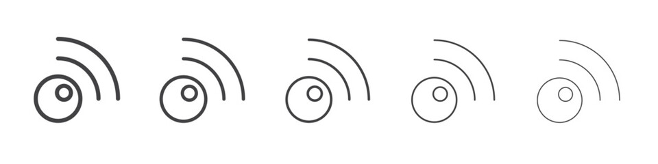 Inoreader icon outline ilustration vector symbol