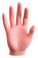 Obraz premium PNG Hand finger medication gesturing.