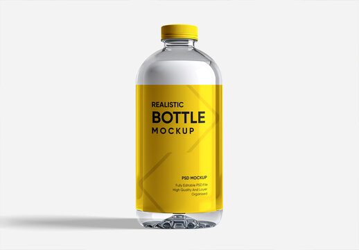 Juice Bottle Mockup