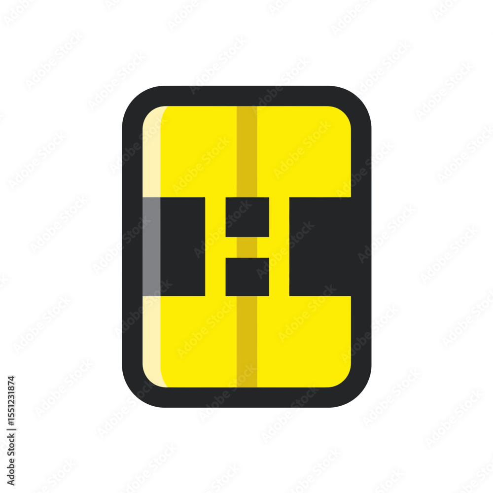 Poster abstract graphic displays symmetry featuring geometric squares blocks design element